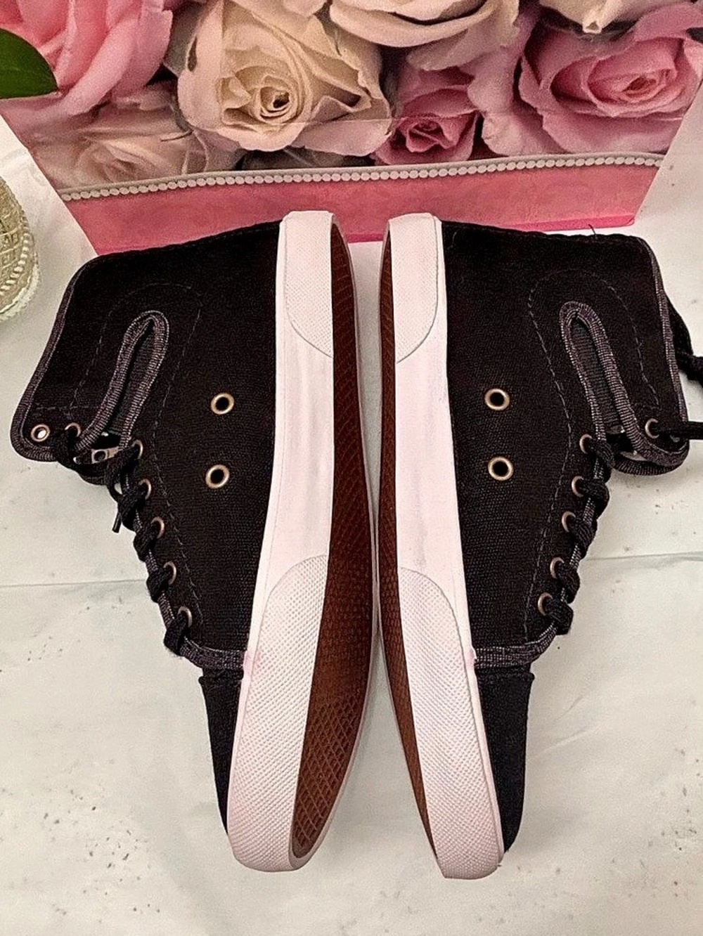 Vans Ward Hi Women's High Top Sneakers Black US 6 - Picture 5 of 7